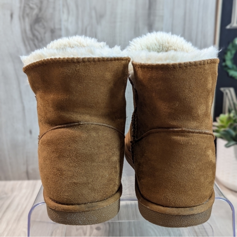 Cushionaire "Happy" Boots Women's Size 9 Hickory Shearling - Picture 6 of 9